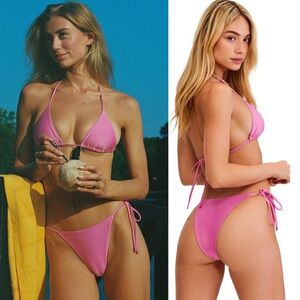 NEW SUNKISSED Le Triangle Bottom - Just Pink Size Small